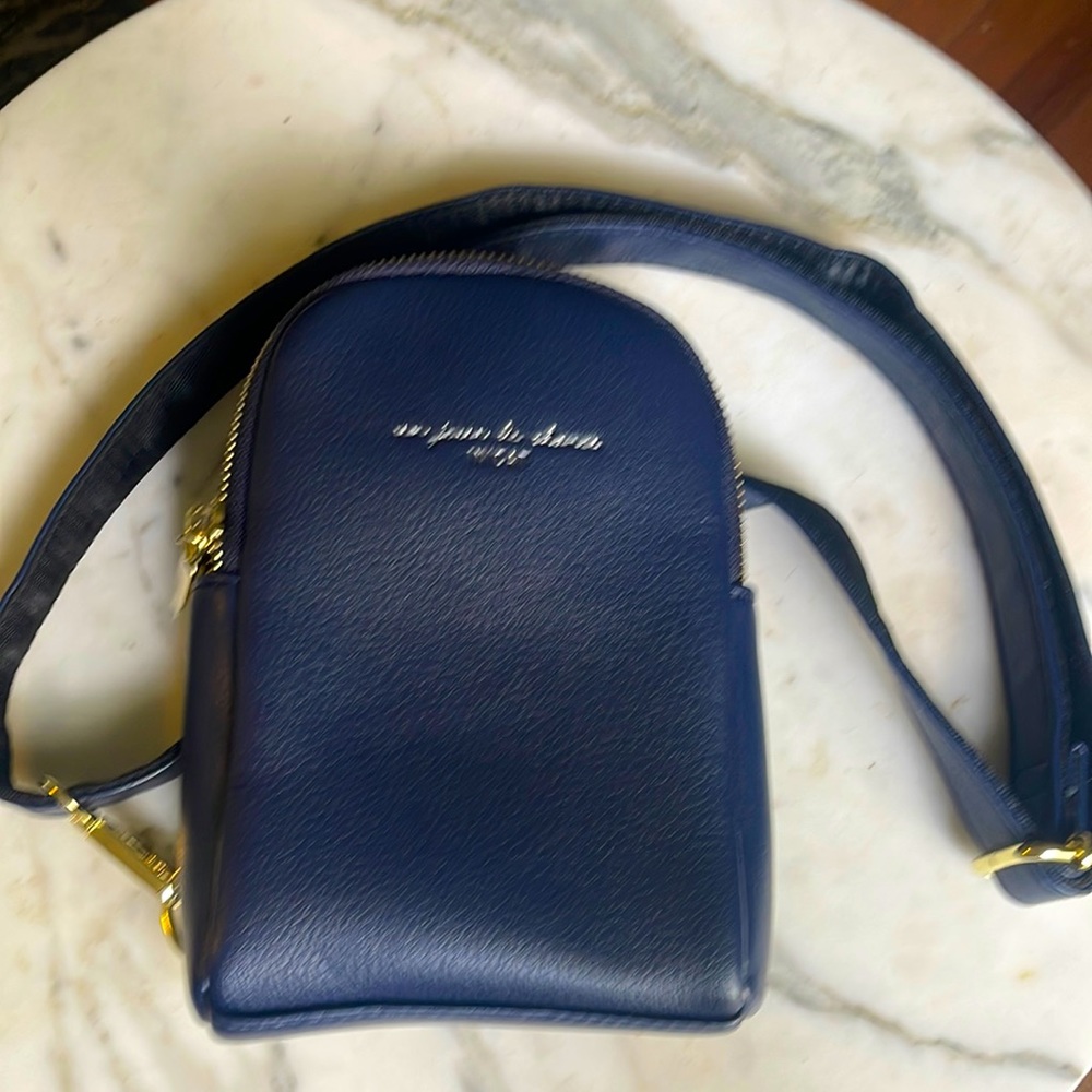 Light navy blue crossbody NWOT